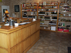 tasting room at Grove Winery